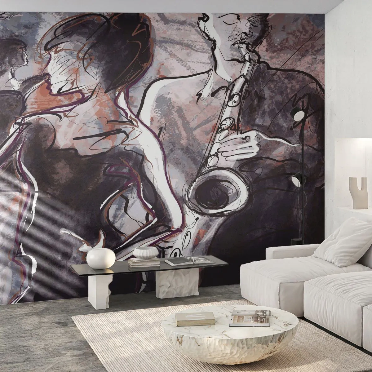 Öntapadós Fotótapéta Deluxe Sticker - Oldódj fel a zenében - Zene, Dzsessz, Tánc - 250x175 cm