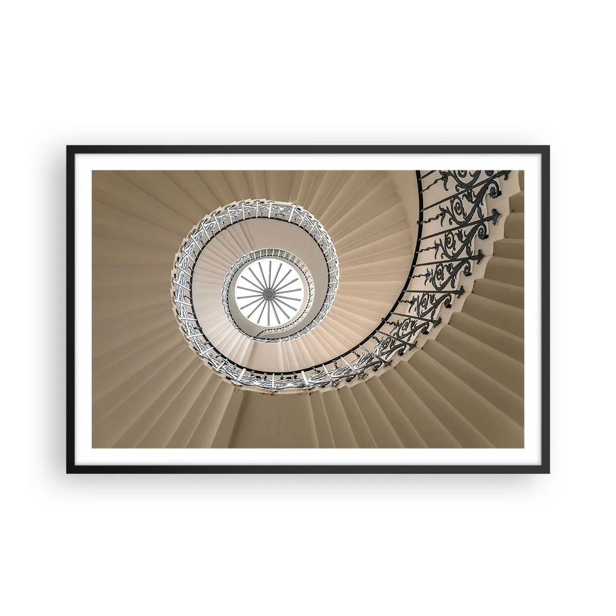 Poszter fehér keretben - Egy kagyló közepén - 91x61 cm