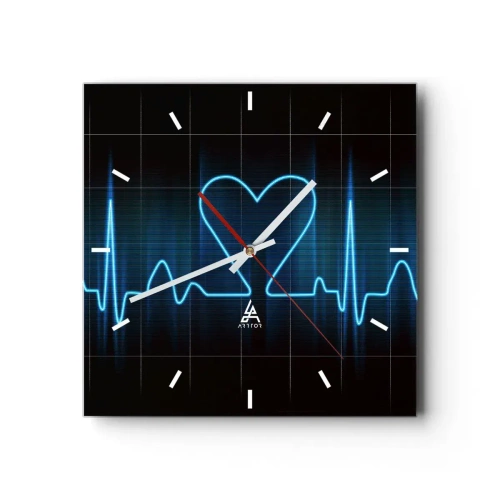 Falióra, Óra - A szív ritmusában - 30x30 cm