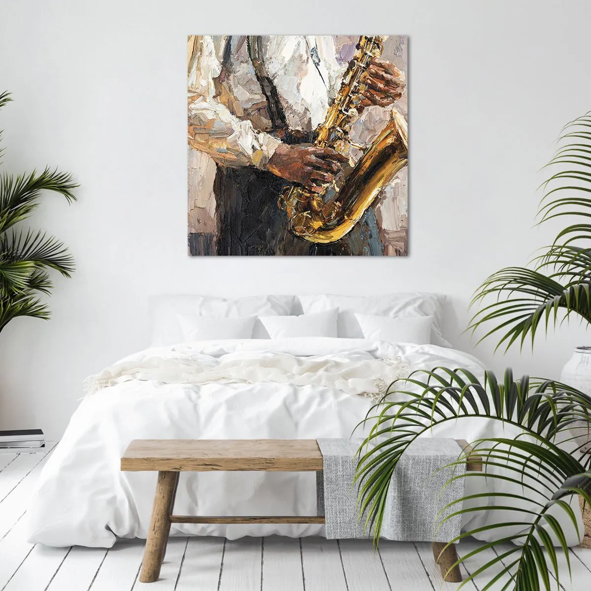 Vászonkép - Itt az idő egy szólóra - 70x70 cm