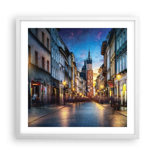 Poszter fekete keretben - Krakkó varázsa - 50x50 cm