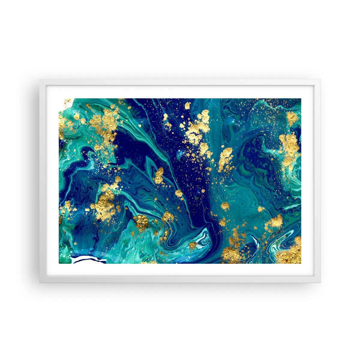 Poszter fekete keretben - Nap pelyhek - 70x50 cm