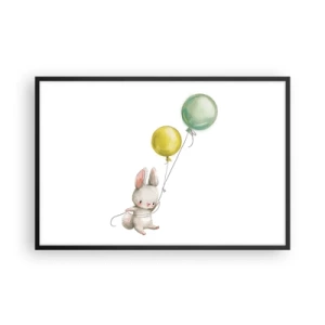 Poszter fehér keretben - Én is repülök! - 91x61 cm