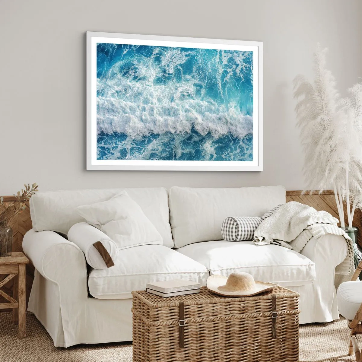 Poszter fekete keretben - Vidáman és ugrálva - 70x50 cm