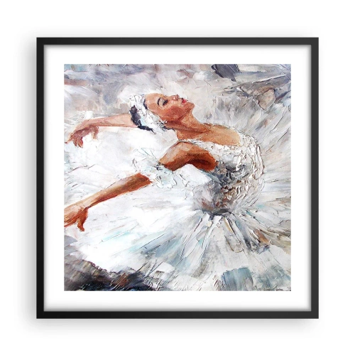 Poszter fehér keretben - Finom és könnyű, mint a tüll - 50x50 cm