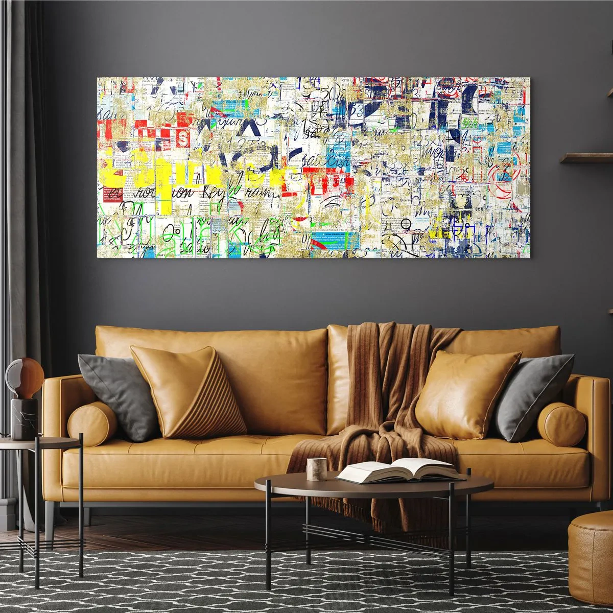 Üveg kép - Egyszerűen tetszik a szemnek - 120x50 cm