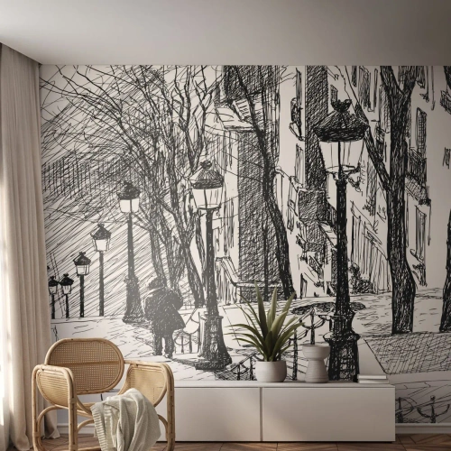 Fotótapéta Standard Eco - Szerelmi történet, vagy horrorregény? - Montmartre, Építészet, Párizs - 150x105 cm