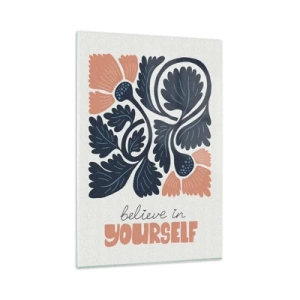 Üveg kép - Kivirágzol - 80x120 cm