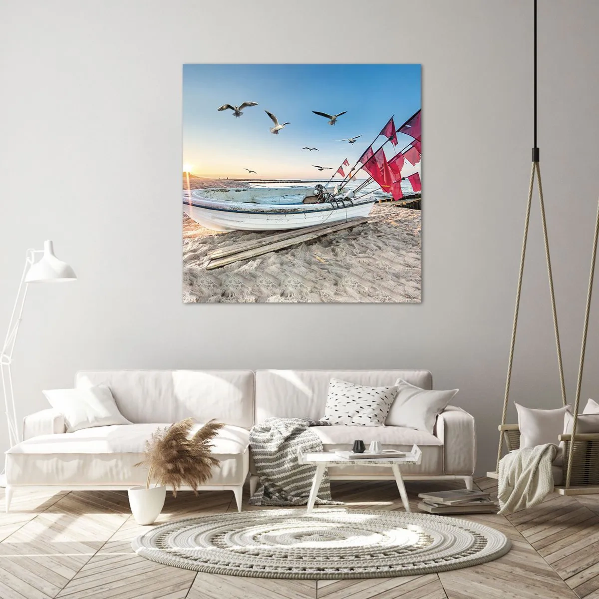 Vászonkép - Megérdemelt pihenés - 70x70 cm