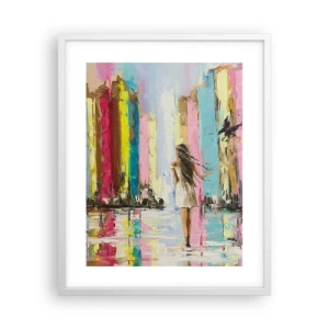 Poszter fekete keretben - Kövessél - 40x50 cm