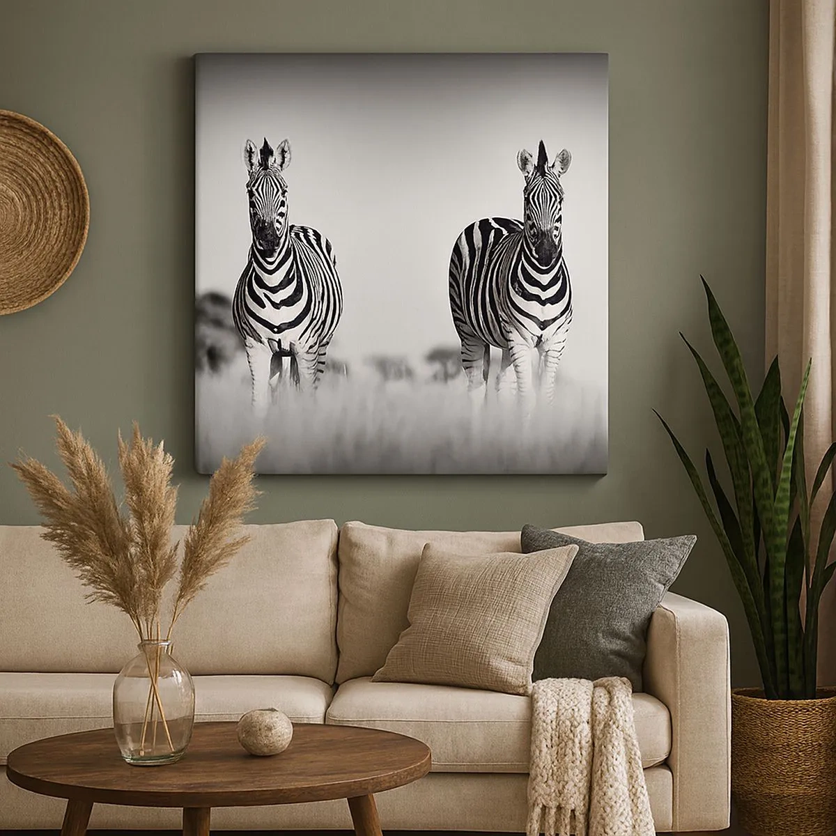 Vászonkép - A világ mégis fekete-fehér - 30x30 cm