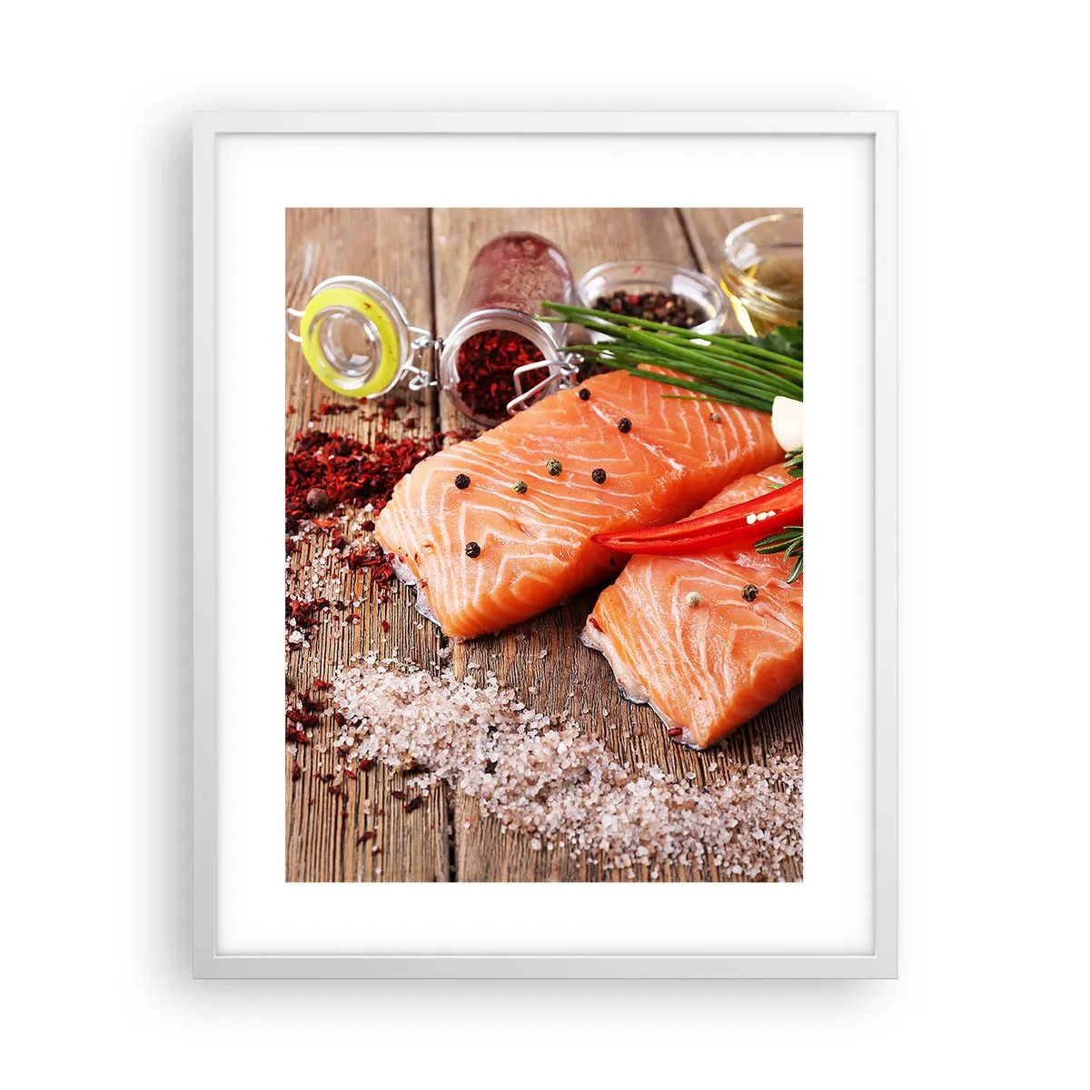 Poszter fekete keretben - Norvég kaland a konyhában - 40x50 cm