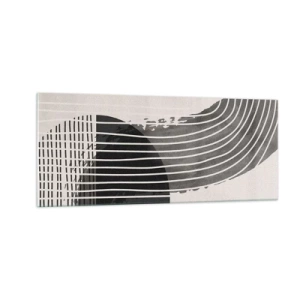 Üveg kép - Oda és vissza - 100x40 cm
