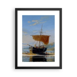 Poszter fehér keretben - Víz, föld, levegő - 30x40 cm