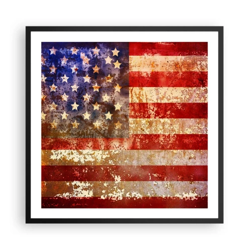 Poszter fehér keretben - A dicsőség nem múlik el - 60x60 cm