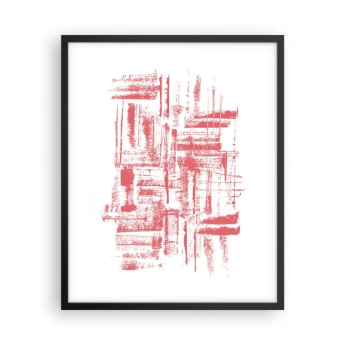 Poszter fehér keretben - A vörös város - 40x50 cm
