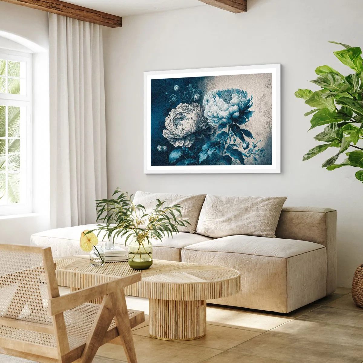 Poszter fekete keretben - Egy jól összeillő pár - 100x70 cm