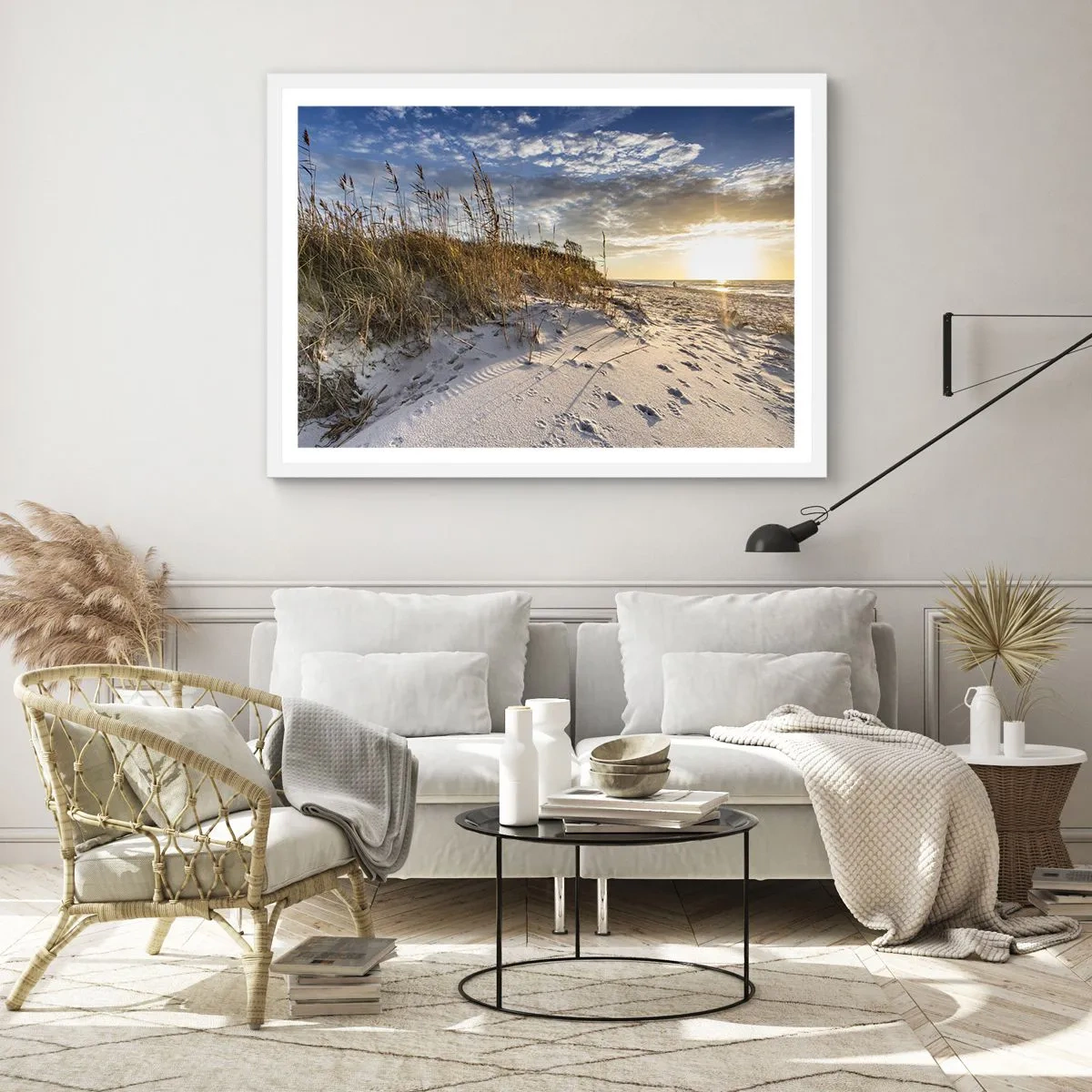 Poszter fekete keretben - Meghívás egy sétára - 70x50 cm