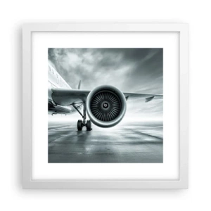 Poszter fekete keretben - Van erő! - 30x30 cm