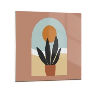 Üveg kép - Kis örömök - 30x30 cm