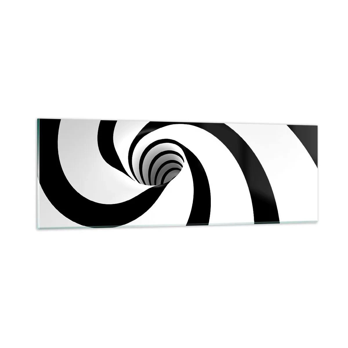 Üveg kép - Engedni az örvénynek? - 90x30 cm
