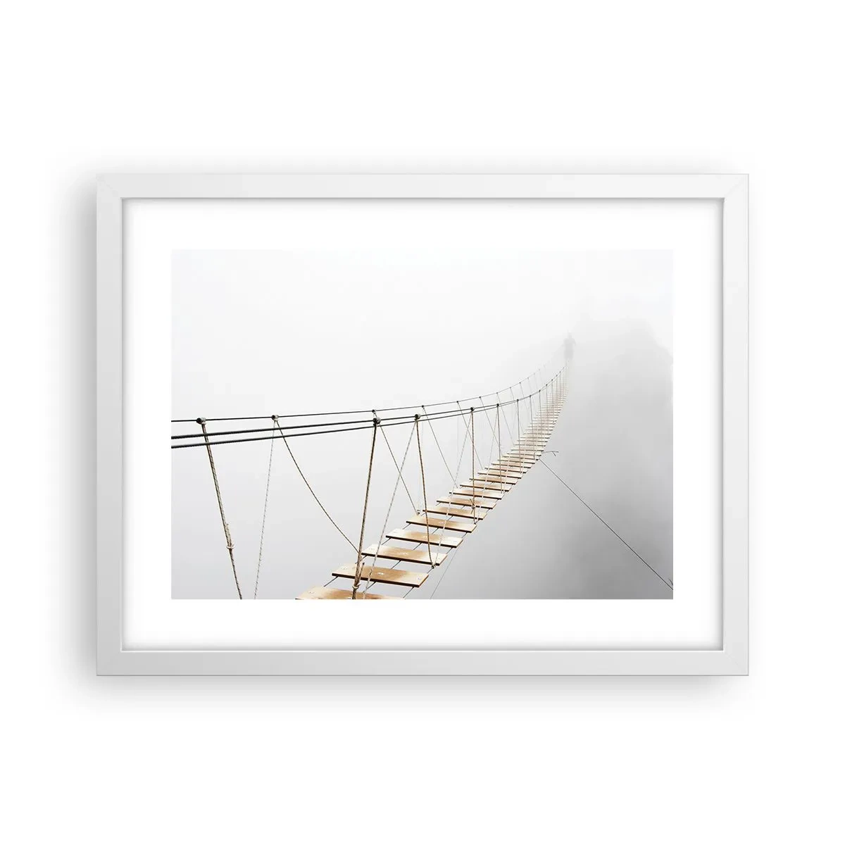 Poszter fekete keretben - Hová vezet? - 40x30 cm