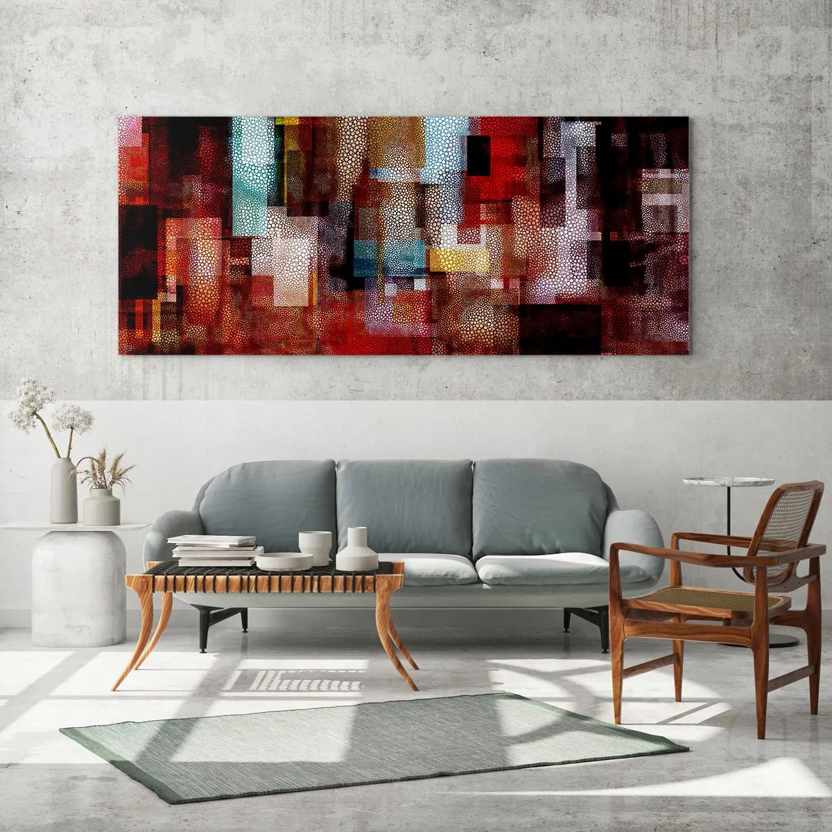 Üveg kép - Zavartság zavartsággal - 160x50 cm