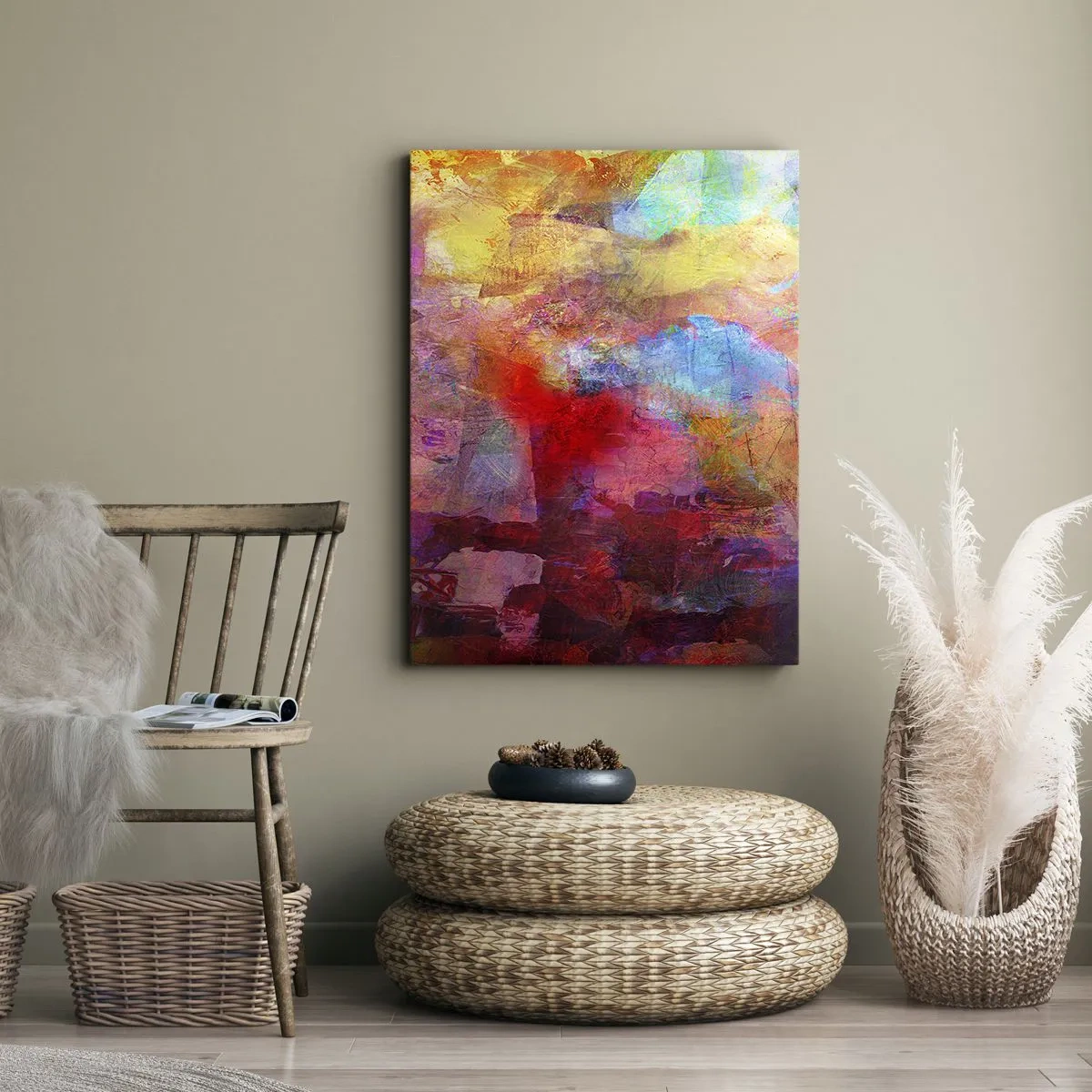 Vászonkép - Nézz bele a szivárványba - 50x70 cm