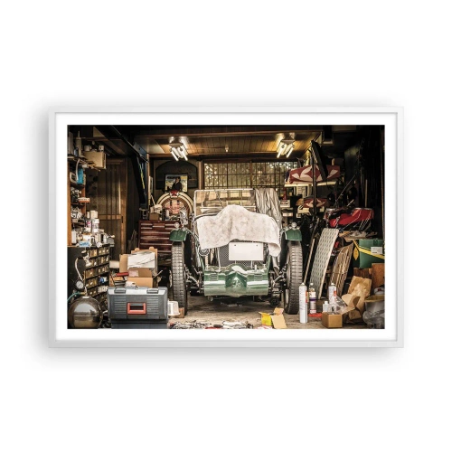 Poszter fekete keretben - Vissza a múltba - 91x61 cm