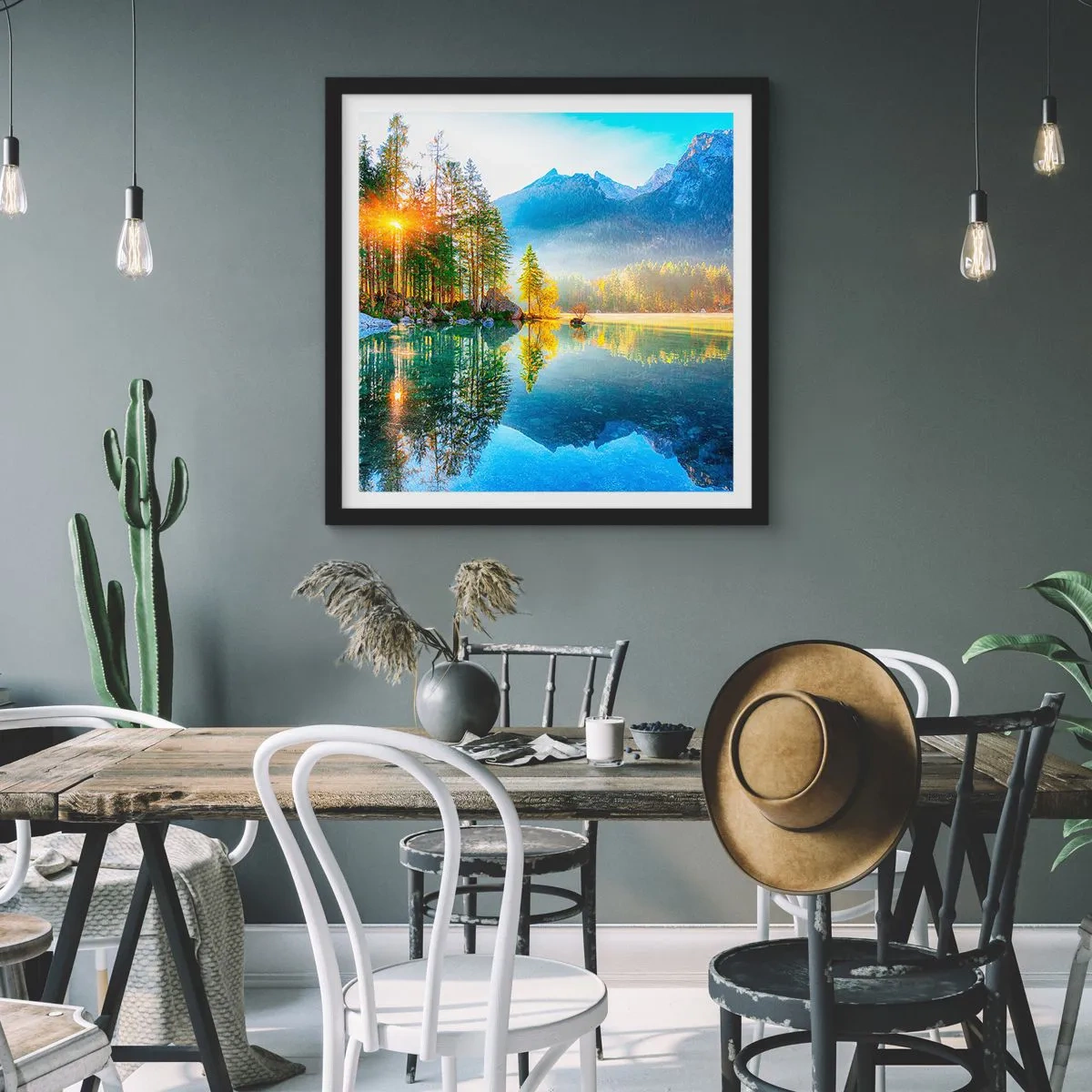 Poszter fehér keretben - Fenség és édesség - 60x60 cm