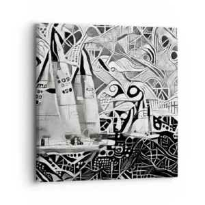 Vászonkép - A hullámok között - 30x30 cm