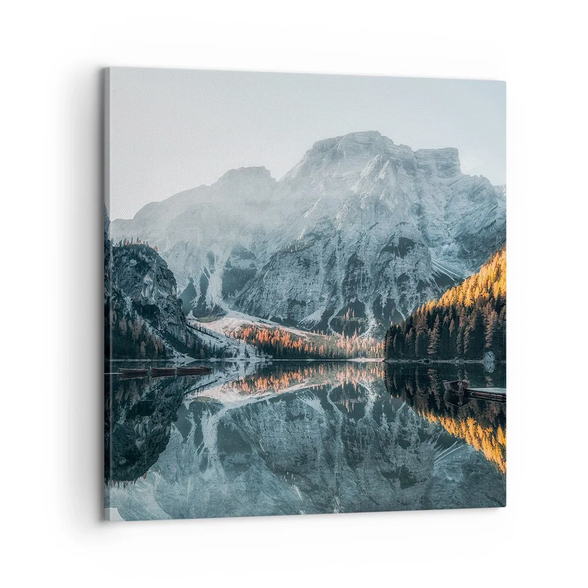Vászonkép - Tükrös táj - 60x60 cm