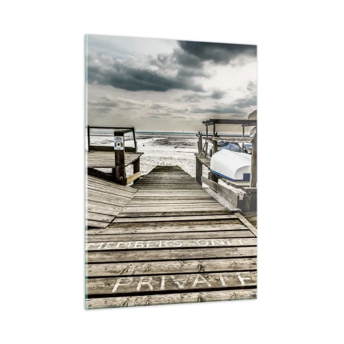 Üveg kép - Az északi part - 50x70 cm