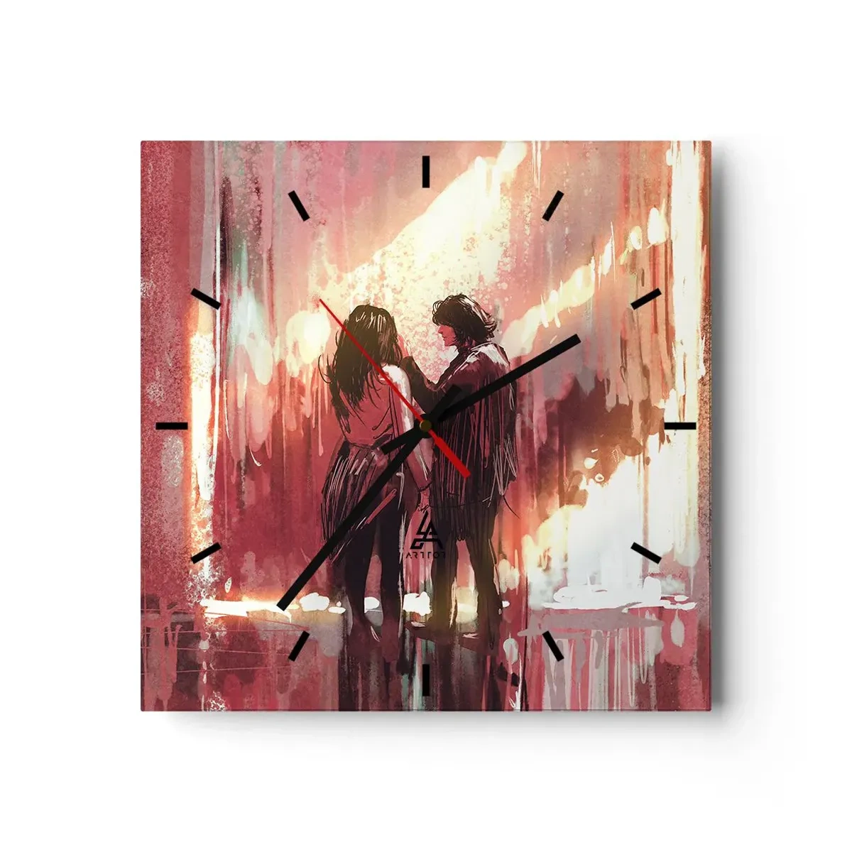 Falióra, Óra - A szerelem örök látványa - 40x40 cm