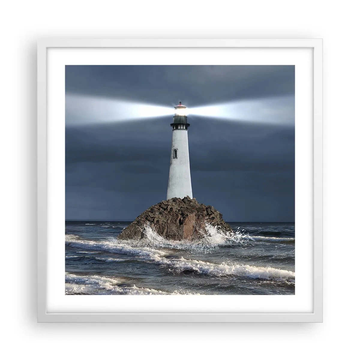 Poszter fekete keretben - Ide…ide…itt! - 50x50 cm