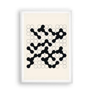 Poszter fekete keretben - Kínai játék - variáció - 70x100 cm