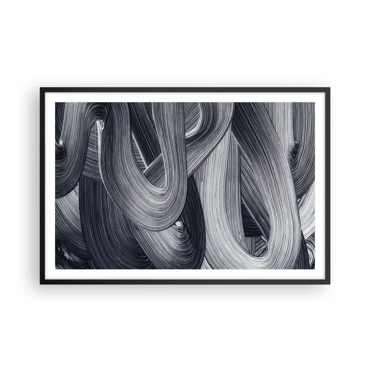 Poszter fehér keretben - A valóság folyékonysága - 91x61 cm