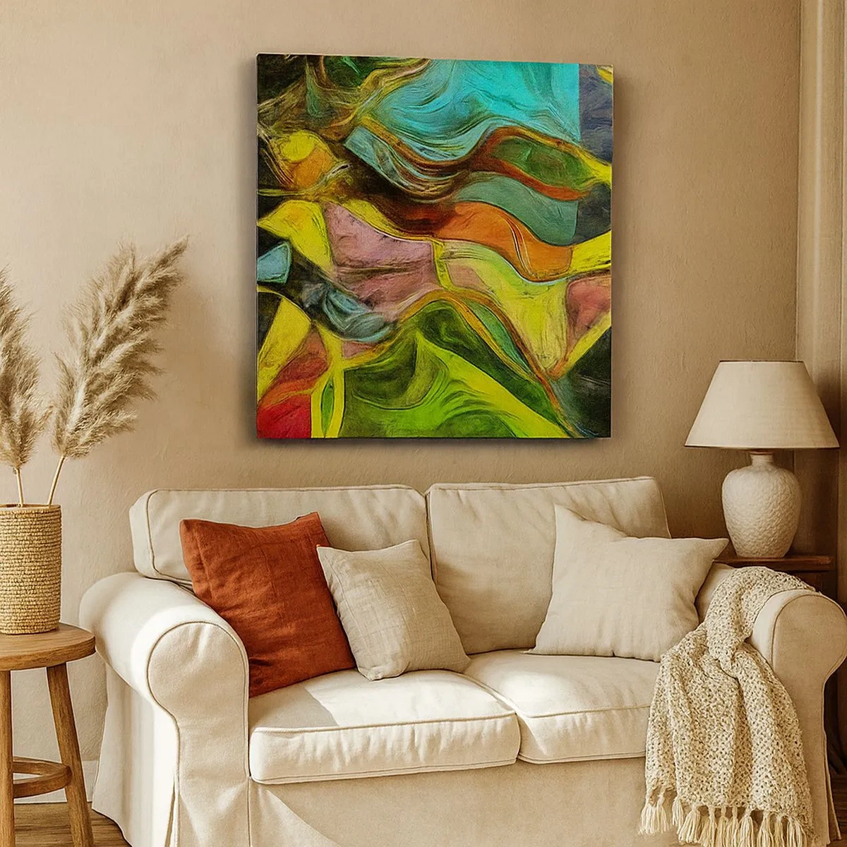 Vászonkép - A mozgás az élet - 30x30 cm