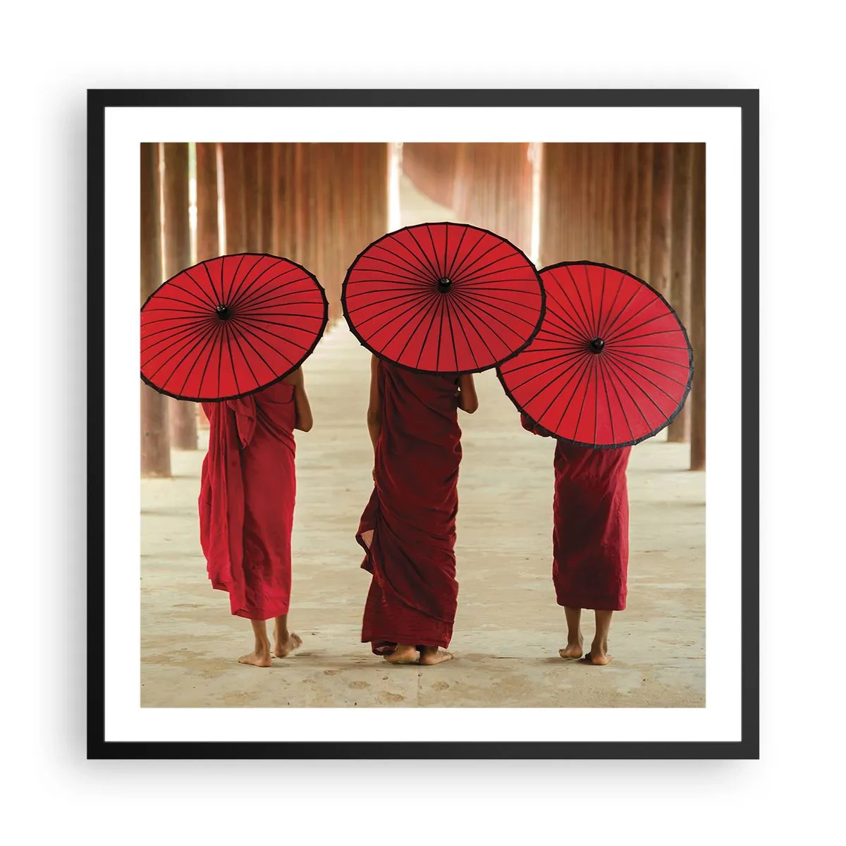 Poszter fehér keretben - Útban a Tiszta Föld felé - 60x60 cm