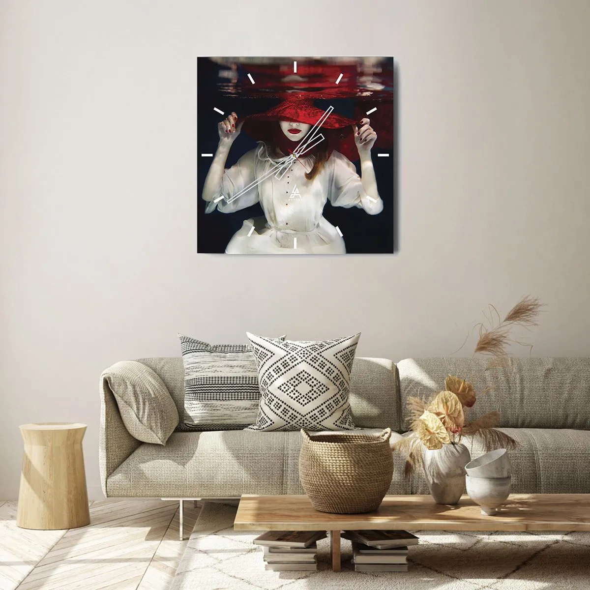 Falióra, Óra - Furi(fele)ség - 40x40 cm