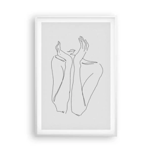 Poszter fekete keretben - Amiről a lányok álmodoznak - 61x91 cm