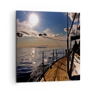 Vászonkép - Vitorlázás a nap felé - 50x50 cm