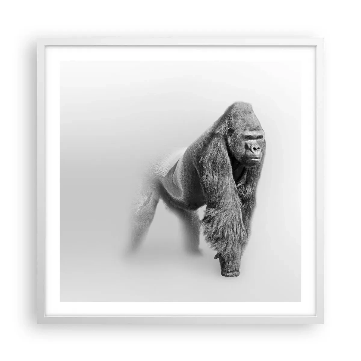 Poszter fekete keretben - Magabiztos az erejében - 60x60 cm