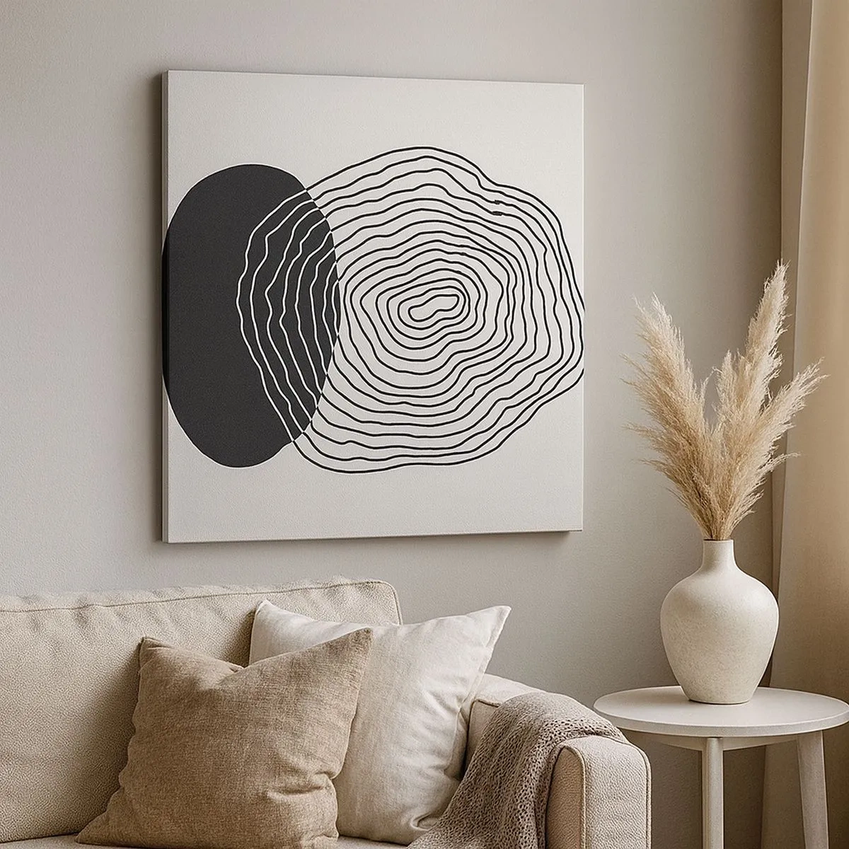 Vászonkép - Létezés és rángatózás - 30x30 cm