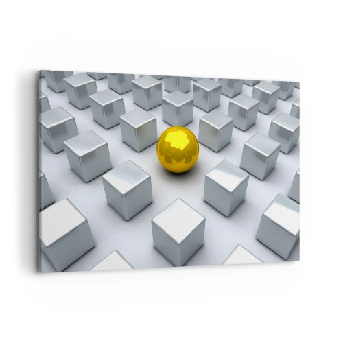 Vászonkép - Miért én? Geometriai összetétel - 120x80 cm