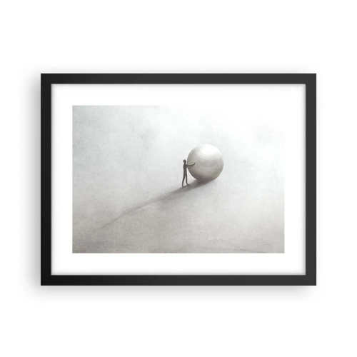 Poszter fehér keretben - Az élet játéka - 40x30 cm