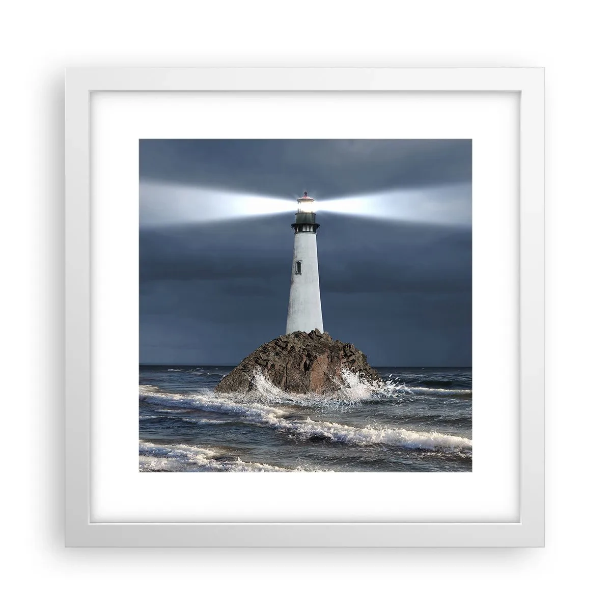 Poszter fekete keretben - Ide…ide…itt! - 30x30 cm