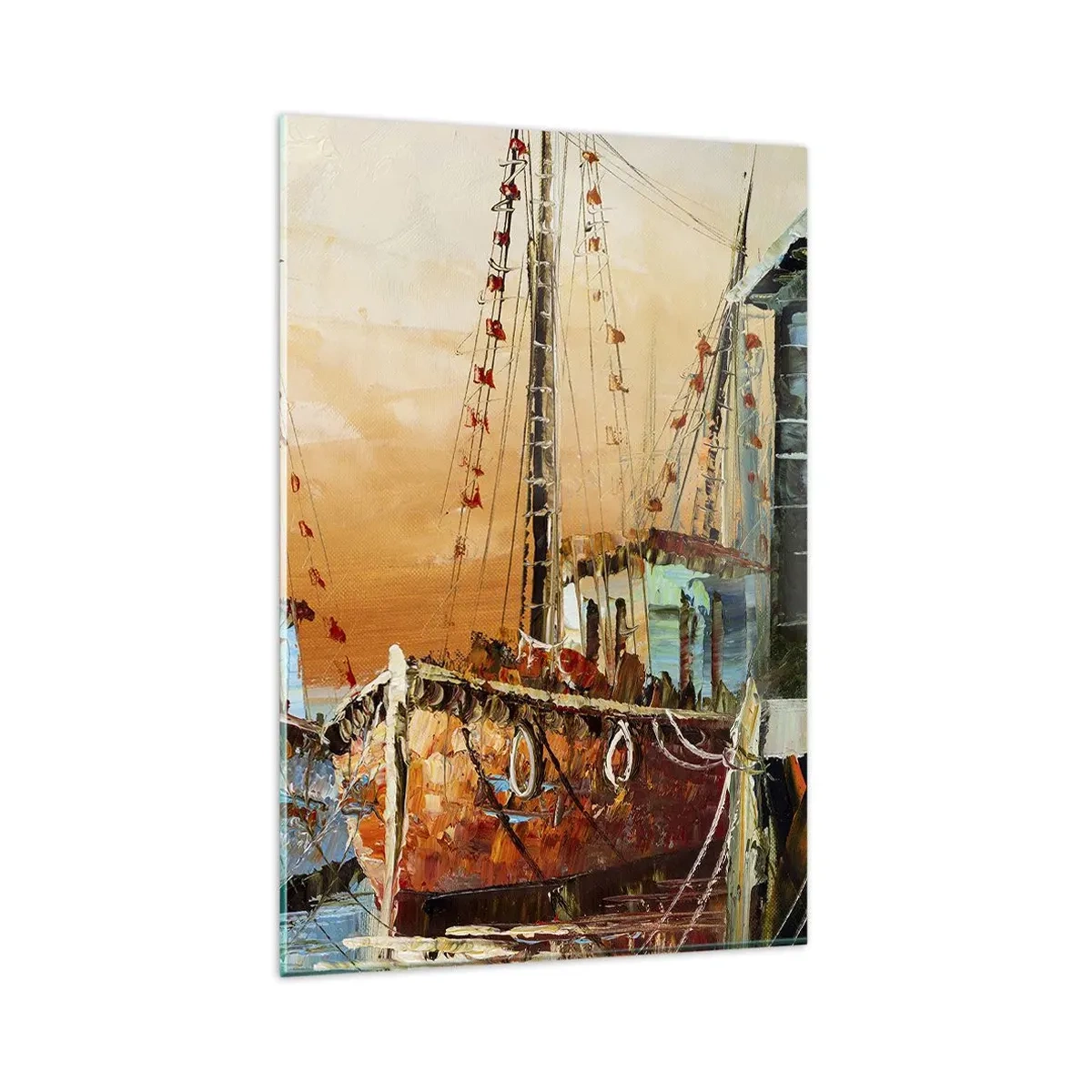 Üveg kép - Nyugodt visszatérés - 80x120 cm