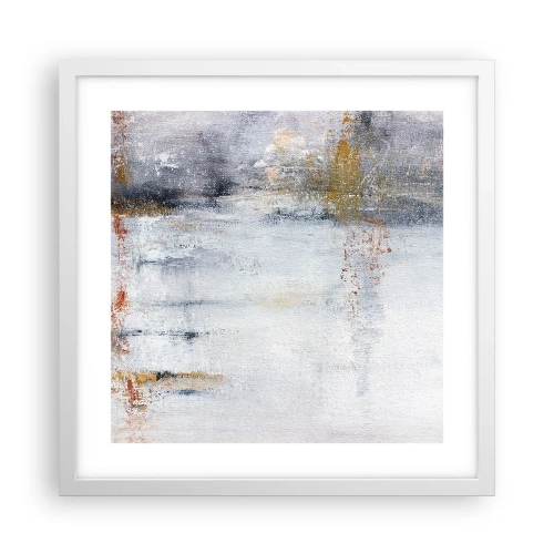 Poszter fekete keretben - A légfüggöny mögött  - 40x40 cm