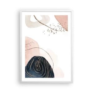 Poszter fekete keretben - Minden folyik - 50x70 cm